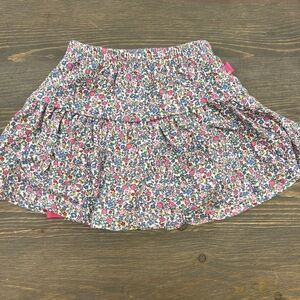 JoJo Maman Bebe Floral Skort - Pink and Blue